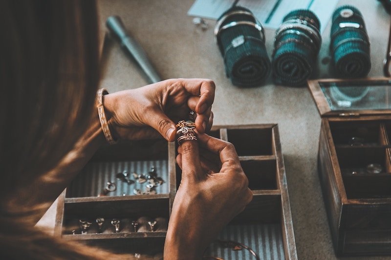 stack of jewelry